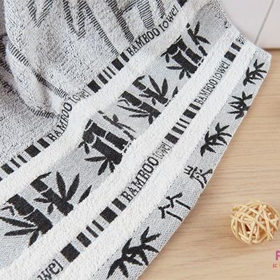 竹炭提花方巾